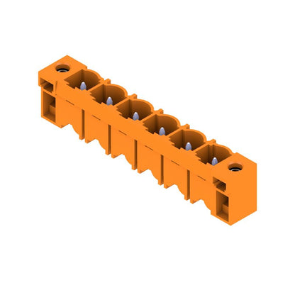 1141020000 - 180° Orange PCB Connector, 6 Poles, 3.2mm Pins  (Pack of 30)