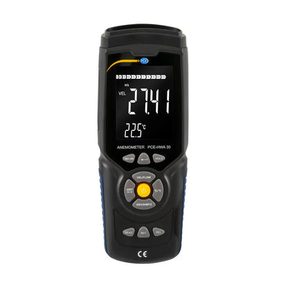 PCE-HWA 30 - Hot Wire Thermometer with Data Logger & Telescopic Arm