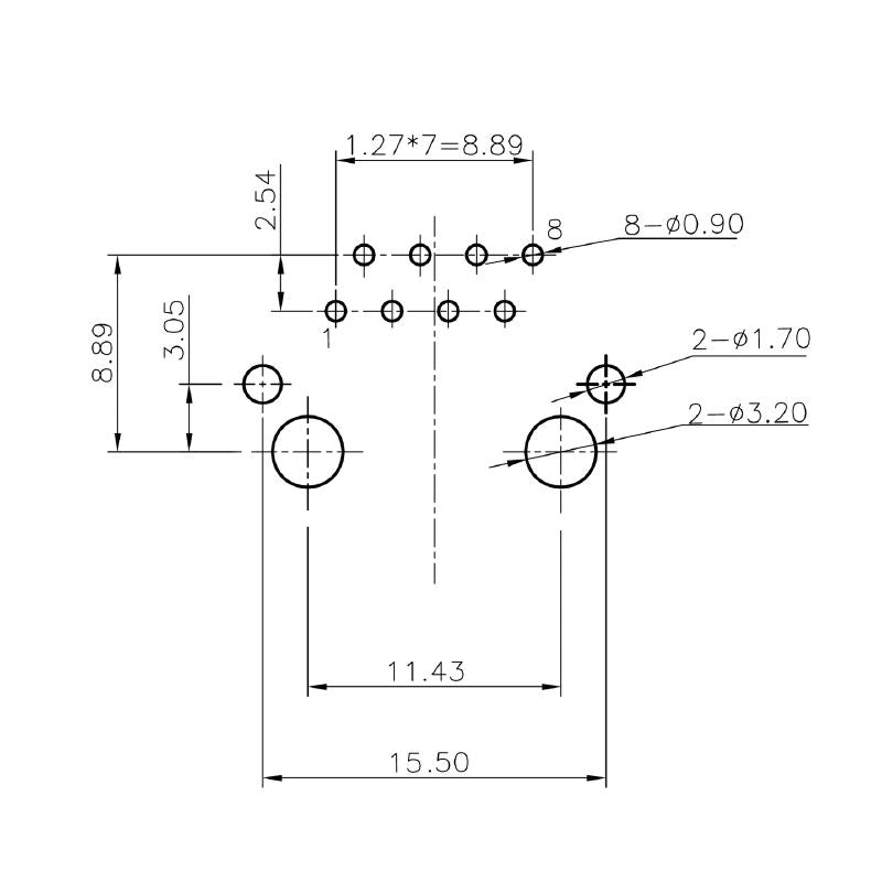 1433800000 - 90° RJ45 Modular Jack for PCB, 21.3mm Depth  (Pack of 120)