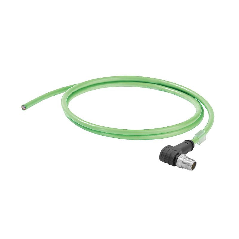 2455130050 - 5m M12 X-Type IP67 Male Cable for Harsh Environments