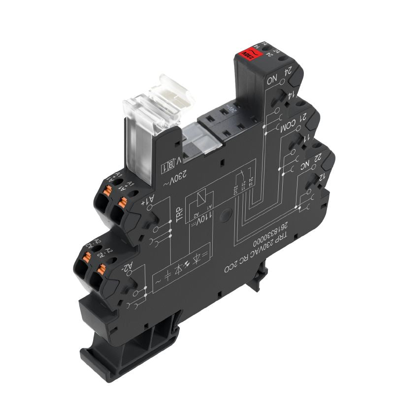 2681190000 - 230V AC Relay Socket with 10A Capacity and Push-In Connection  (Pack of 10)