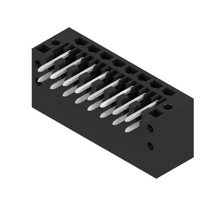 1756210000 - 16-Pole 3.5mm Black PCB Plug Connector with 90° Orientation  (Pack of 48)