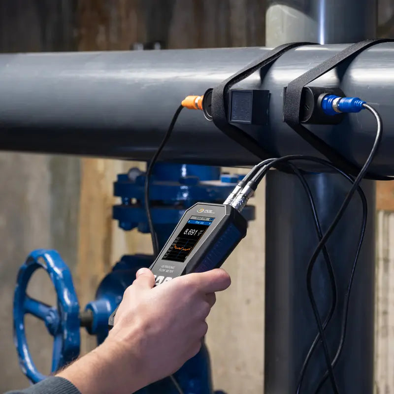 PCE-TDS 200 M - Precision Ultrasonic Flow Meter with 32 GB Data Memory