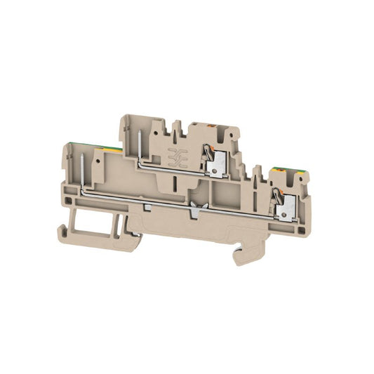 2485860000 - Dark Beige Feed-Through Terminal, 1.5 mm², 500 V, 17.5 A  (Pack of 50)