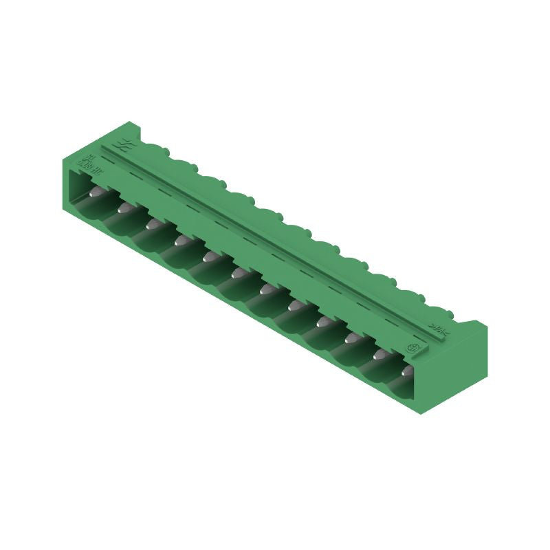 1992070000 - 5.08mm 12-Pole Green PCB Connector with 90° Angle  (Pack of 50)