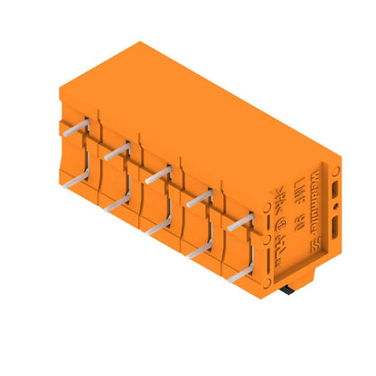 2667840000 - 7.50mm 5-Pole Orange PCB Terminal with Push-In Connections  (Pack of 40)