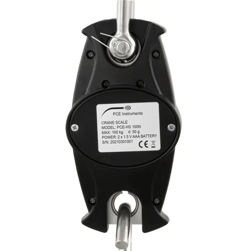 PCE-HS 100N - 100kg Metal Crane Scale with ISO Certificate & Hold Function