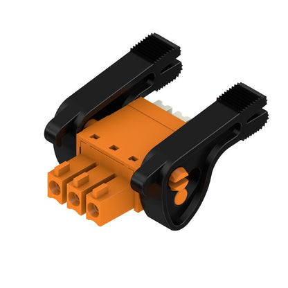 2442610000 - 3-Pole 3.81mm PCB Connector with 180° Bend and Push-In Design  (Pack of 50)