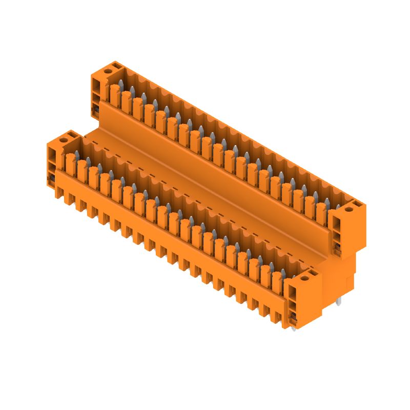 1641330000 - 3.50mm Male PCB Connector, 40 Poles, THT Solder, Orange  (Pack of 10)