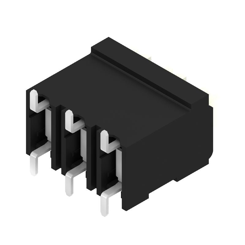 1473580000 - Black 5.00mm PCB Terminal, 3 Poles, 180° Orientation  (Pack of 180)