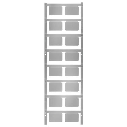 1713760000 - Double-Sided Adhesive Device Marker 18x27mm in Silver  (Pack of 80)