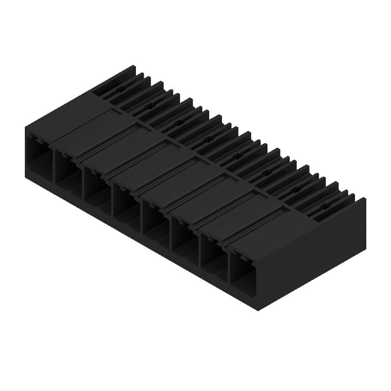 1930330000 - Black 8-Pole PCB Connector, 7.62mm Pitch, 90° Angle  (Pack of 30)