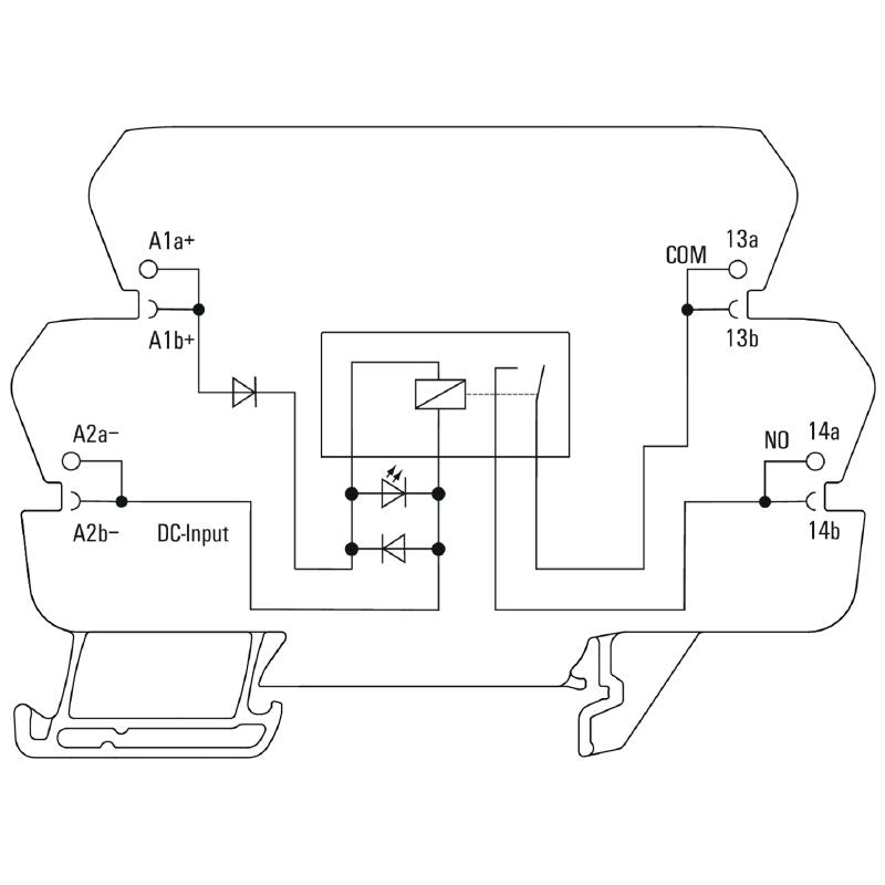 2773920000 - 24V DC Relay Module with 1NO Contact and PUSH IN Technology  (Pack of 10)