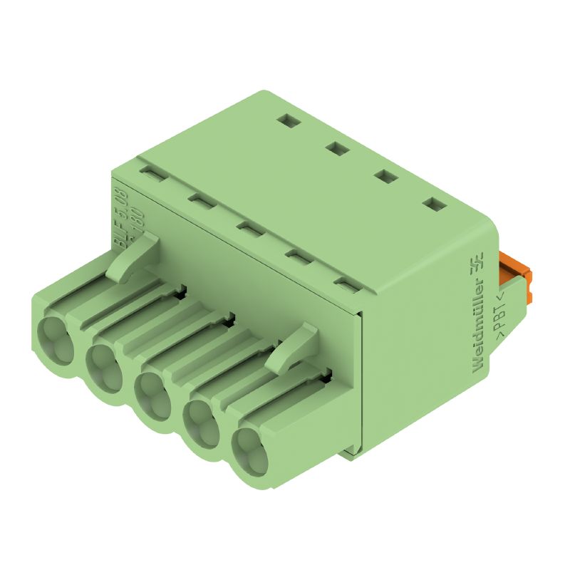1401450000 - 5-Pole 5.08mm PCB Female Connector with Push-In Feature  (Pack of 72)