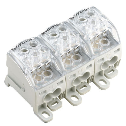 1562160000 - RoHS Compliant Terminal, 25 mm², 18 Connections, Light Grey