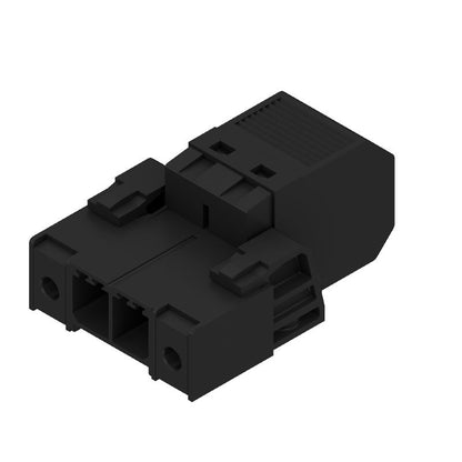 1060950000 - 7.62mm PCB Connector, 2-Pole, 180° Angle, Push-in Connection  (Pack of 50)