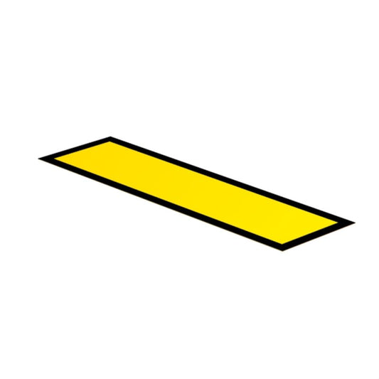 1686200000 - Yellow Self-Adhesive Labels 11mm x 38mm, Pack of 25  (Pack of 25)