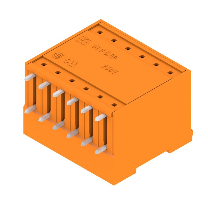 1601830000 - 12 Pole PCB Connector, 5.08mm Pitch, 90° Elbow, Orange  (Pack of 50)