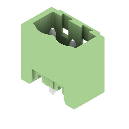 1397350000 - 5.08mm PCB Header Connector, 2-Pole, THT, Pale Green  (Pack of 100)