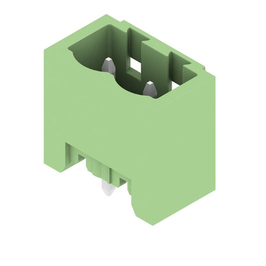 1397350000 - 5.08mm PCB Header Connector, 2-Pole, THT, Pale Green  (Pack of 100)