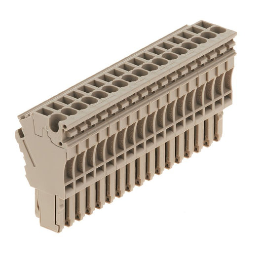 1815350000 - Dark Beige 17-Pin Connector, 500V, 24A, UL 94 V-0  (Pack of 10)
