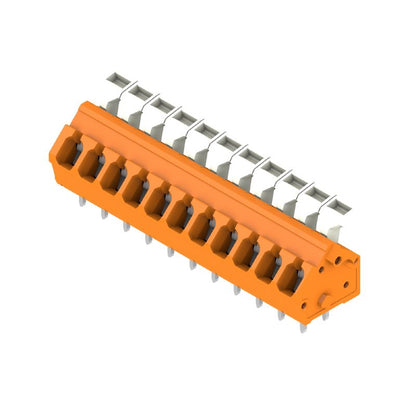 1914990000 - 5mm Pitch 11-Pole PCB Terminal with Tinned Orange Finish  (Pack of 100)