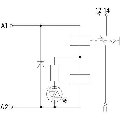 2476740000 - 12V DC Relay Module with Test Button & 10A Capacity  (Pack of 10)
