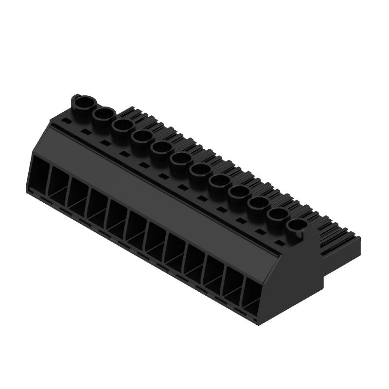 1930040000 - 7.62mm Female PCB Connector, 12-Pole, 180° Angle  (Pack of 50)