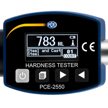 PCE-2550 - Portable Metal Hardness Tester with USB Data Download