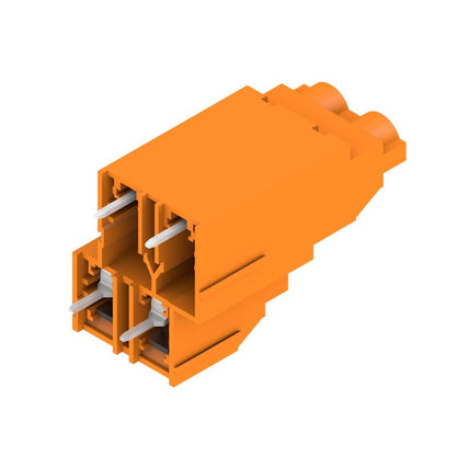 1926350000 - 9.52mm 4-Pole PCB Terminal, 90° Angle, Orange Tinned  (Pack of 10)