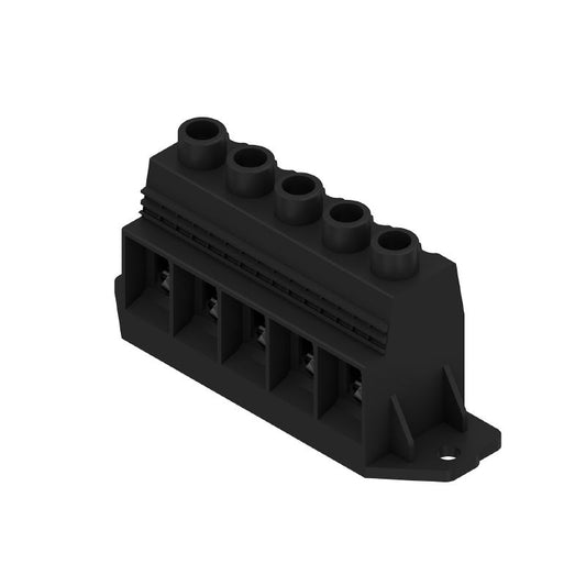 1386290000 - 15mm PCB Terminal Block, 5 Poles, Black Box  (Pack of 12)