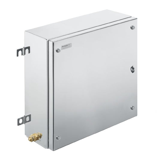 8000108835 - 350mm Stainless Steel Terminal Box with Multi-Hinge Closure