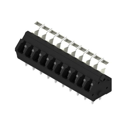 1811590000 - 10-Pole 5mm PCB Terminal with 135° Angle and Tension Clamp  (Pack of 100)