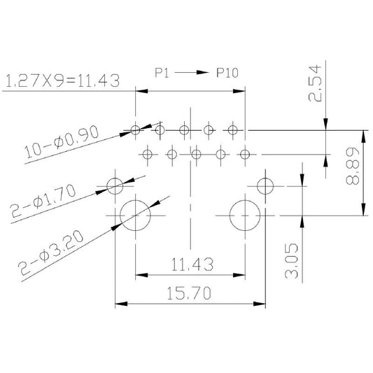 2661710000 - RJ45 PCB Connector, 10 Poles, 90° THT, RoHS Compliant  (Pack of 200)