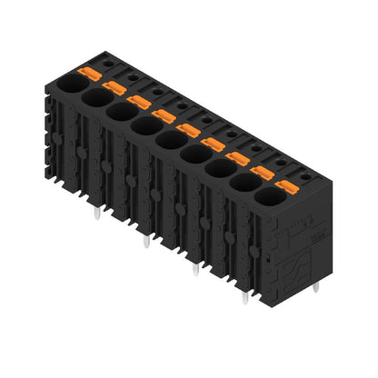 2491690000 - 9-Pole Terminal Block with 180° Outlet, PUSH IN Connection  (Pack of 30)