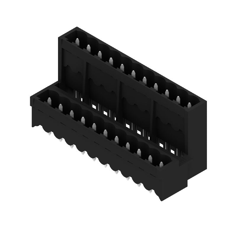 1882750000 - 22-Pole 5mm PCB Connector - Closed Side, Black Finish  (Pack of 10)