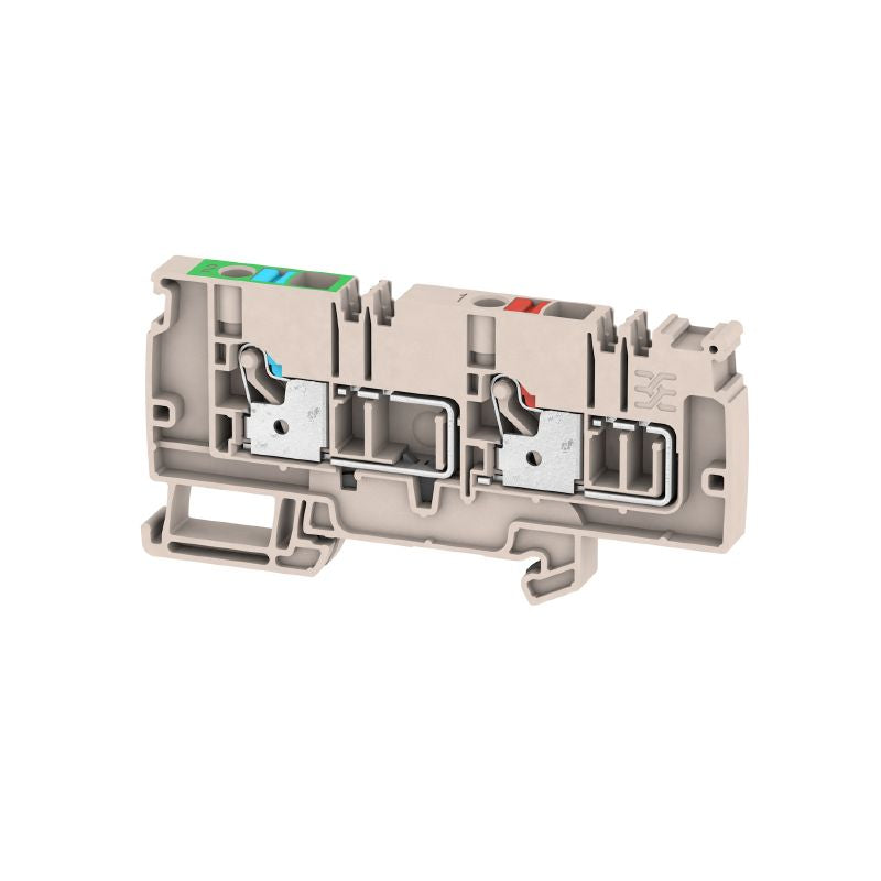 1988270000 - Compact 6mm² Push-In Terminal, 250V, 41A, Dark Beige  (Pack of 20)