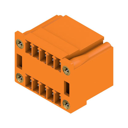 1973290000 - 3.81mm 10-Pole PCB Header Connector, Orange Flange Mount  (Pack of 40)