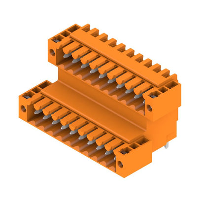 1642410000 - 20-Pole Orange PCB Connector 3.2mm THT Right Angle  (Pack of 20)