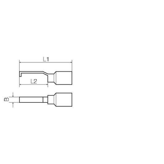 9036300000 - Durable Black Hook Cable Lug for 1-2.5mm² Conductors  (Pack of 100)