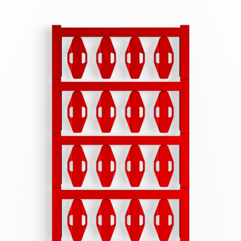 1852370000 - Red Polyamide Cable Markers, 7-40mm, 23x11mm, RoHS Compliant  (Pack of 160)