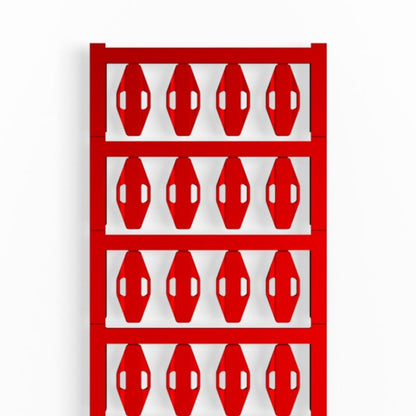 1852370000 - Red Polyamide Cable Markers, 7-40mm, 23x11mm, RoHS Compliant  (Pack of 160)