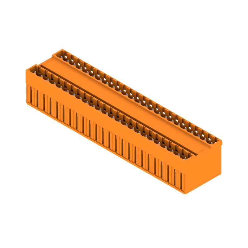 1615030000 - 48-Pole Orange PCB Connector, 5mm Pitch, 3.2mm Pins  (Pack of 10)