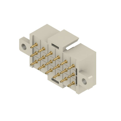 1444800000 - 5mm Pitch 18-Pole Male Header PCB Connector with Gold Contacts  (Pack of 25)
