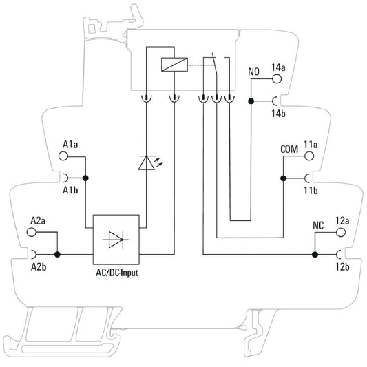 1123010000 - 24V Relay Module with 1 Gold-Plated Contact, 6A Capacity  (Pack of 10)