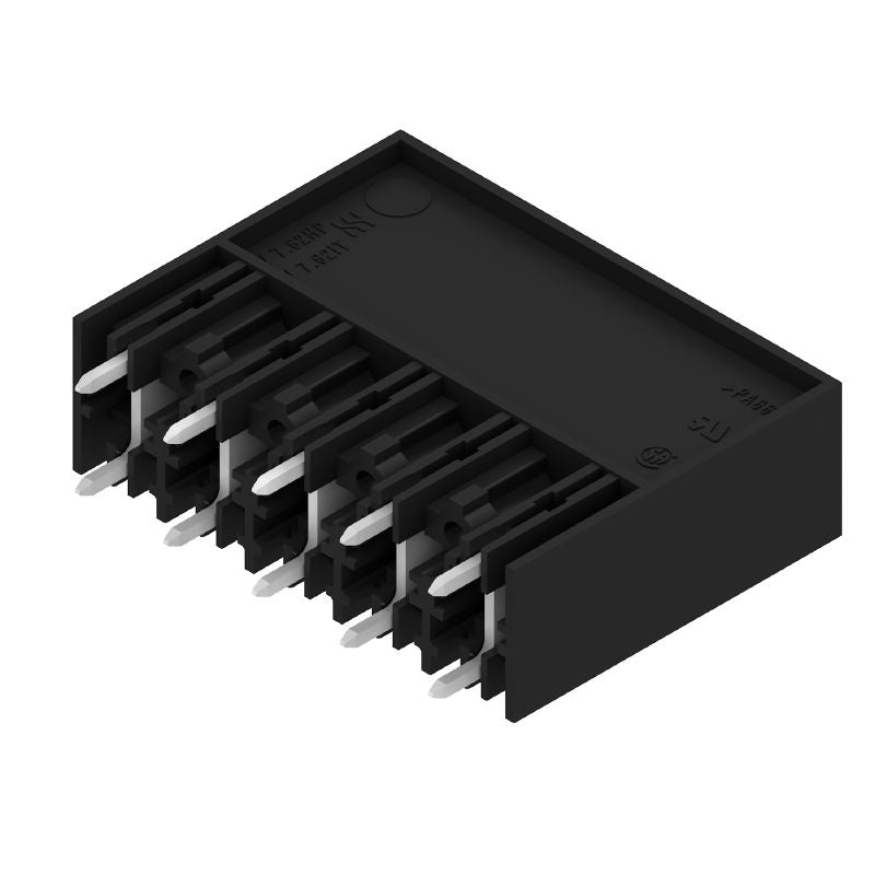 1930630000 - 5-Pole 7.62mm THT Male Connector, Black, 180°  (Pack of 48)