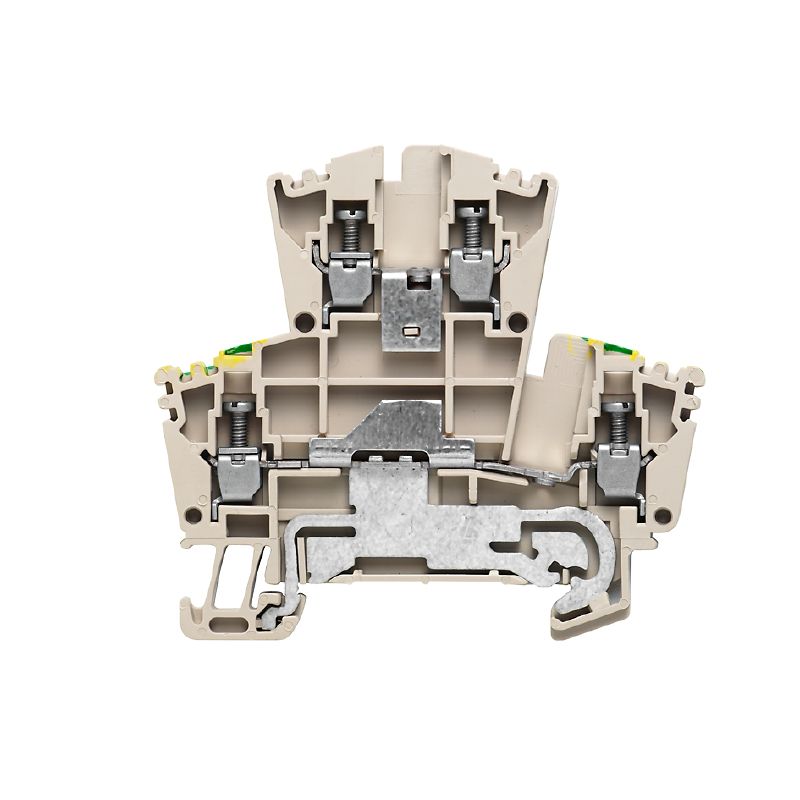 1036400000 - Dark Beige 2.5mm² Modular Terminal, Multi-Tier with Screw Connection  (Pack of 50)