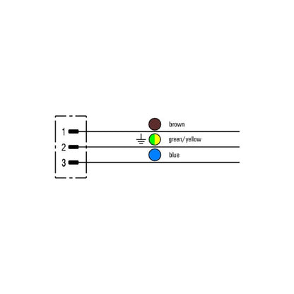 2706680150 - 1.5m PUR Power Cable, 3 Poles, Straight Configuration
