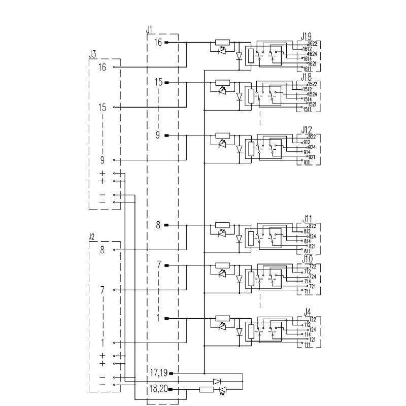 1449250000 - RSM-16 24V Relay with 290mm Width & LED Indicators