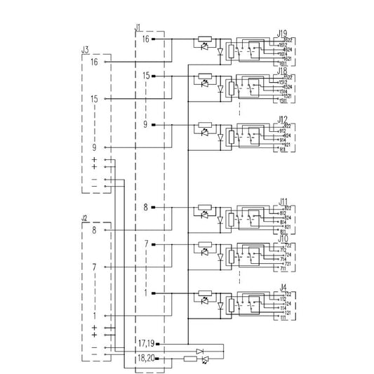 1449250000 - RSM-16 24V Relay with 290mm Width & LED Indicators
